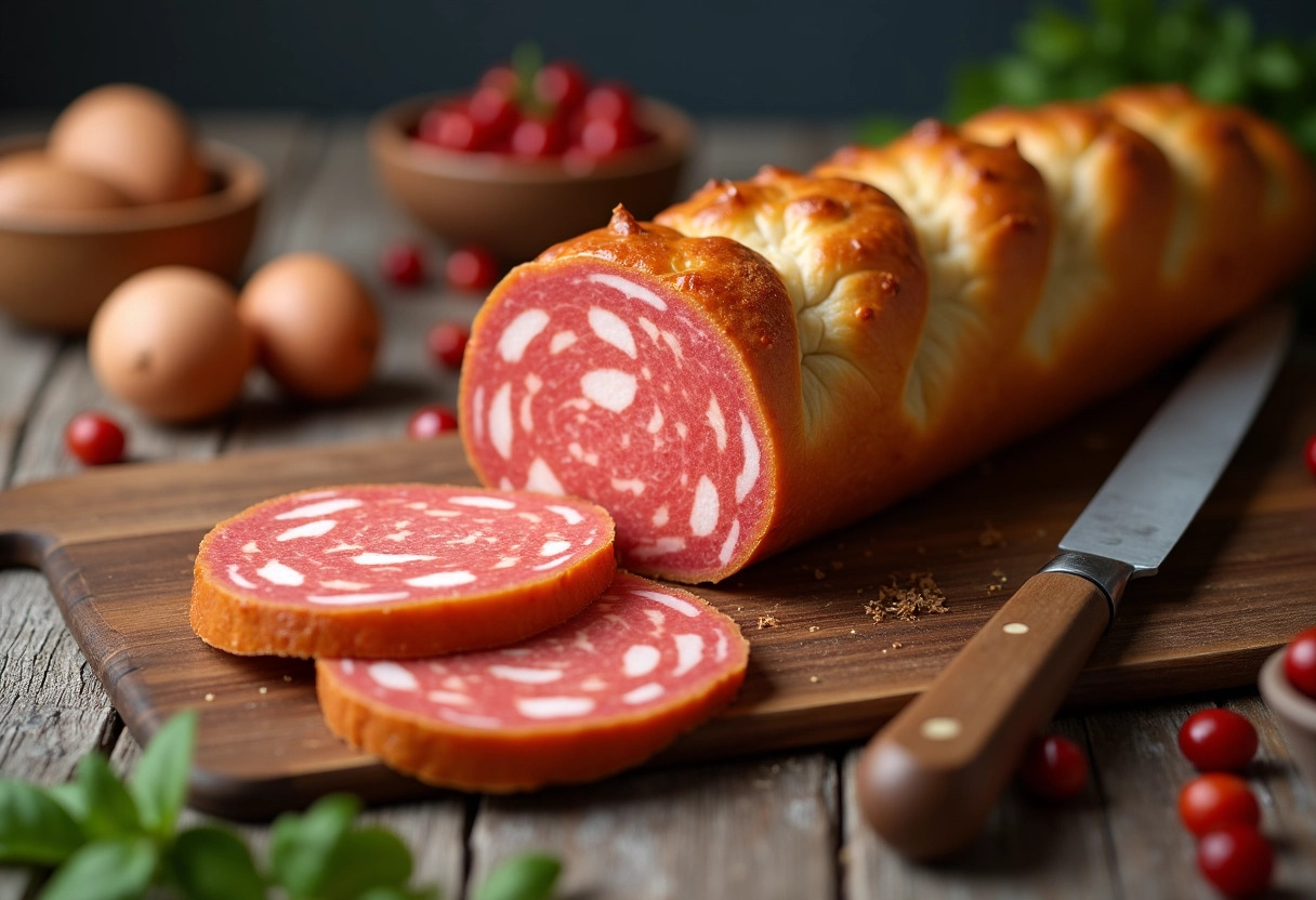 saucisson brioché